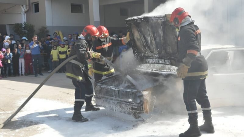 الإطفائيون يخلّدون اليوم العالمي للوقاية المدنية