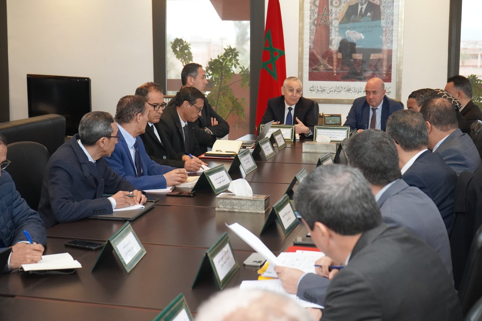 كاتب الدولة ووالي مراكش يتتبعان تأهيل المباني الآيلة للسقوط