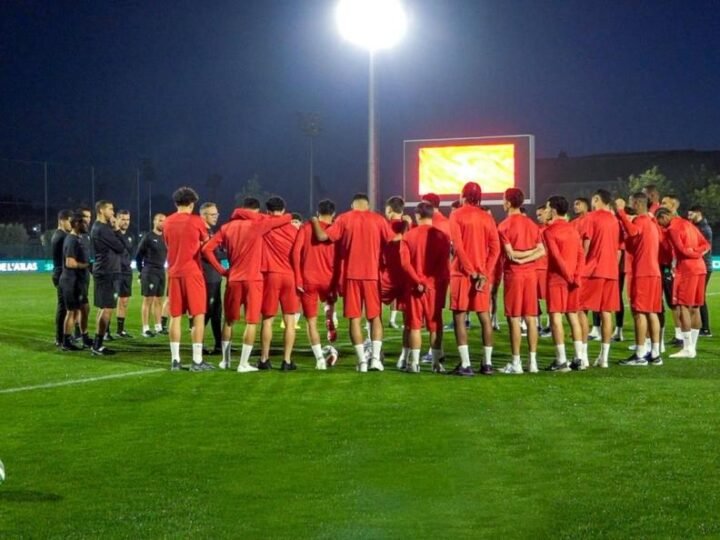 المنتخب يجري أول حصة تدريبية تحت إشراف وهبي