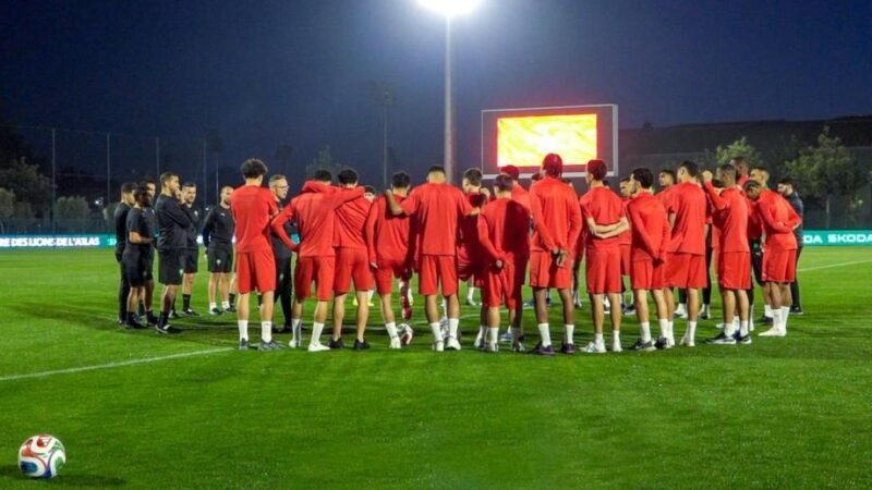 المنتخب يجري أول حصة تدريبية تحت إشراف وهبي