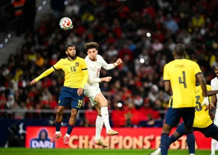 في أول مباراة بقيادة وهبي..المنتخب يتعادل بشق الأنفس أمام الإكوادور