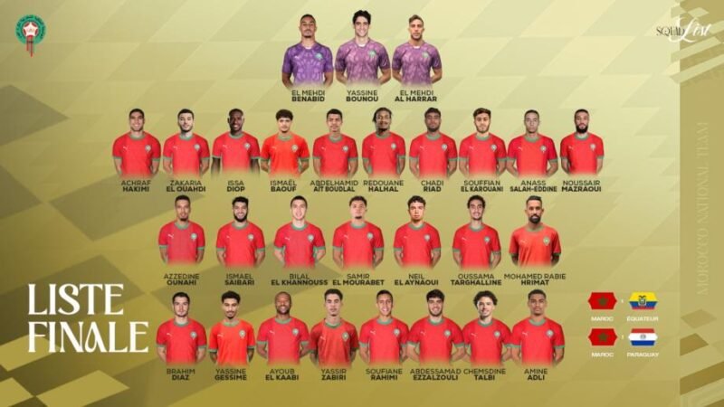 وهبي يستدعي 28 لاعبا لوديتي الإكوادور والبارغواي