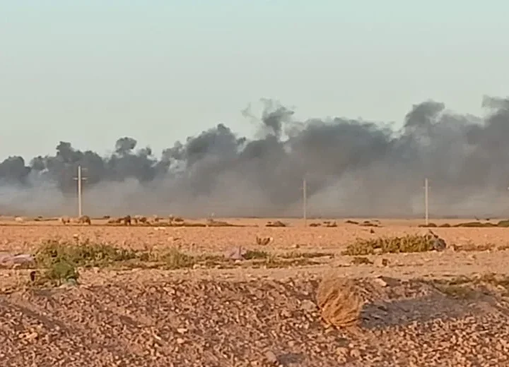 دخان مطرح النفايات يثير الاستنكار بابن جرير