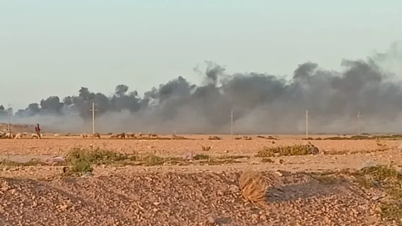 دخان مطرح النفايات يثير الاستنكار بابن جرير