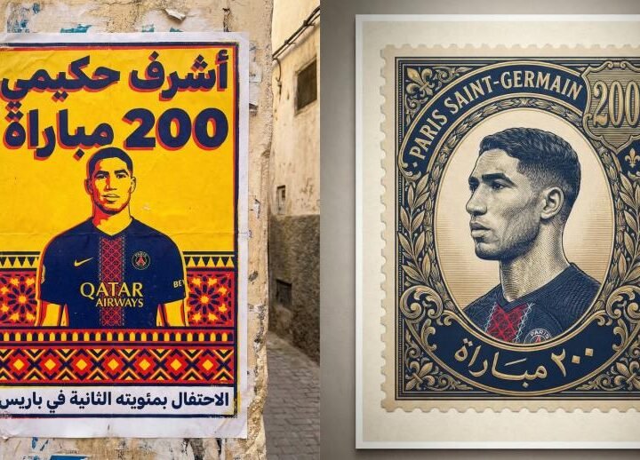 باريس سان جيرمان يحتفي بحكيمي بعد 200 مباراة