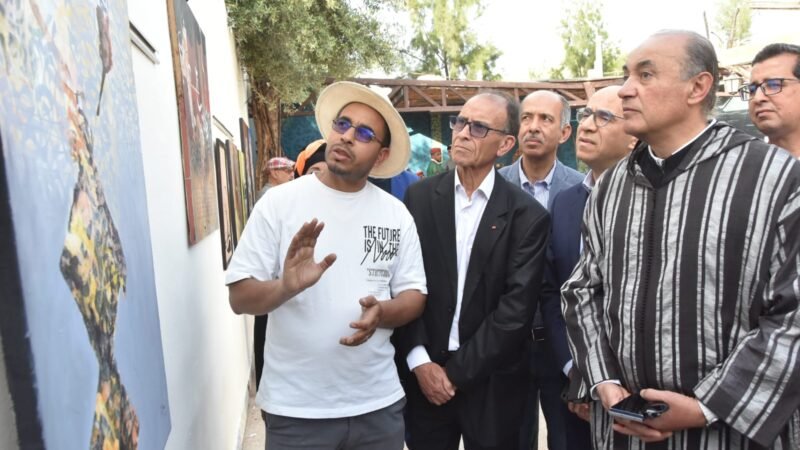 عامل قلعة السراغنة يفتتح  مهرجان تساوت للفنون