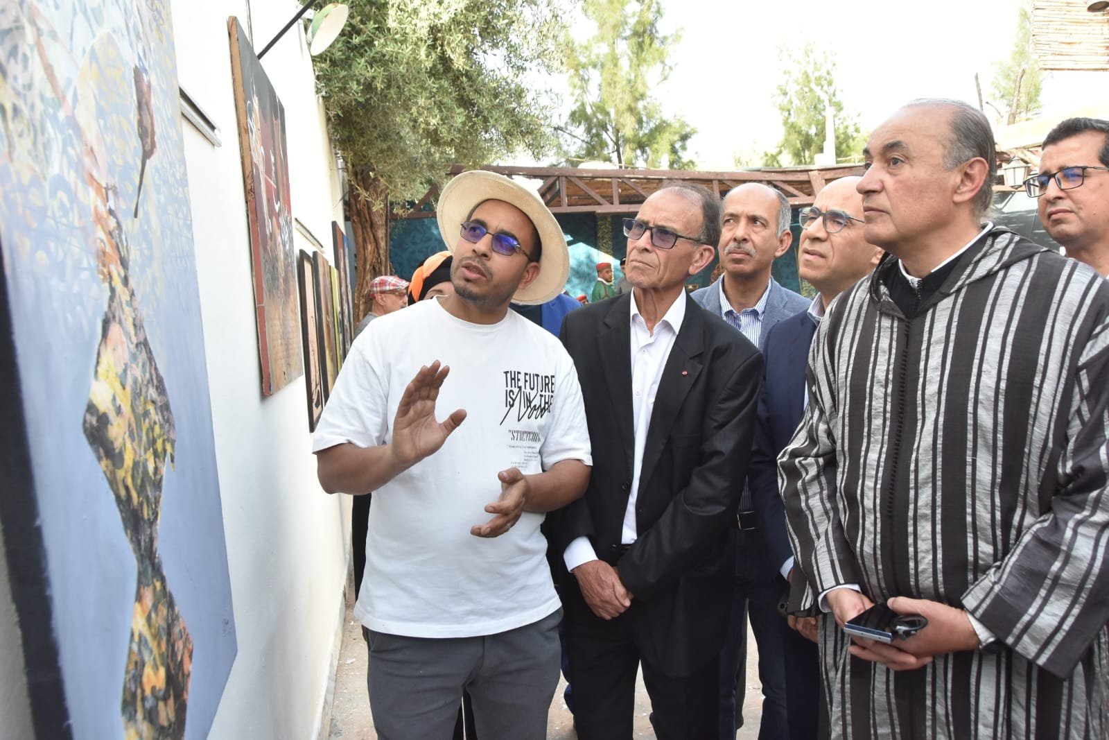 عامل قلعة السراغنة يفتتح  مهرجان تساوت للفنون