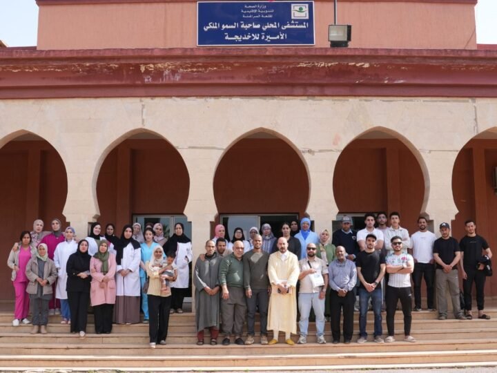 استقبال عاملي للطاقم الطبي في اختتام قافلة إزالة “الجلالة” بقلعة السراغنة