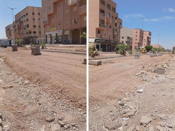 صيانة الطرق تتواصل بقلعة السراغنة