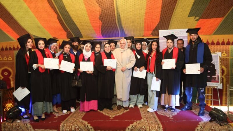 حفل تخرج لمتدربي التعاون الوطني بابن جرير
