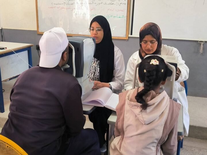 الرحامنة..أزيد من 257 تلميذا يستفيدون من حملة طبية بجماعة لبريكيين ـصور