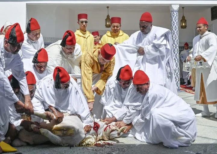 أمير المؤمنين يؤدي صلاة عيد الأضحى ويتقبل التهاني الرسمية
