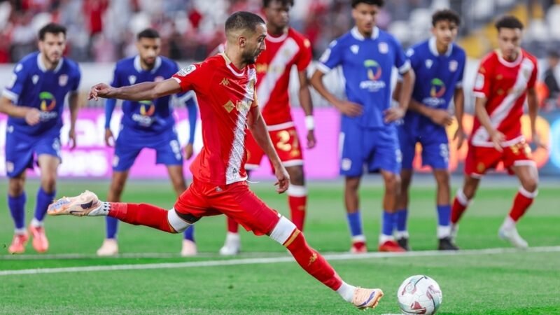 هاتريك زياش يقود الوداد لفوز ثمين على حسنية أكادير