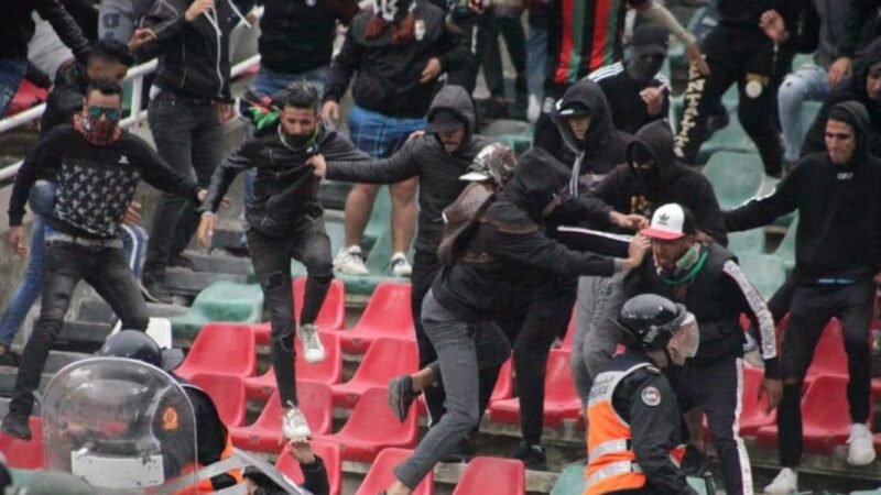 توقيف 136 شخصا بسبب شغب مباراة الجيش والرجاء