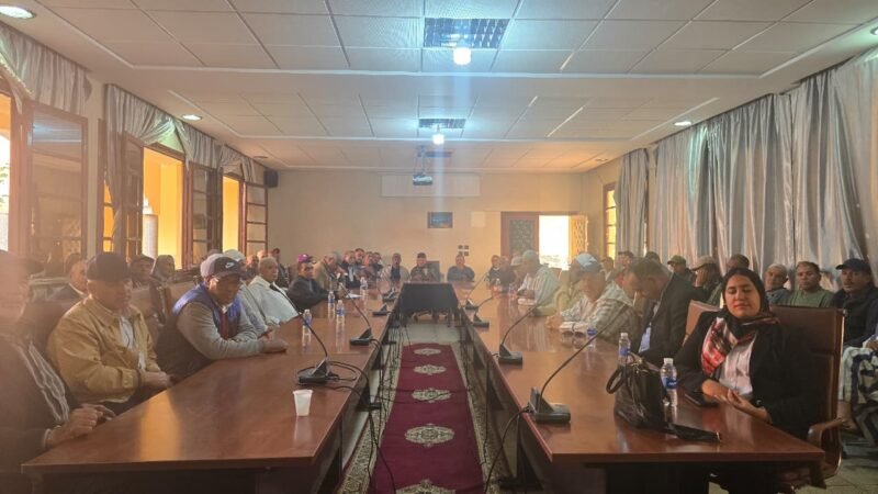 قلعة السراغنة..انتخاب الزعيم مديوف كاتبا لنقابة الفلاحين بجماعة الفرائطة