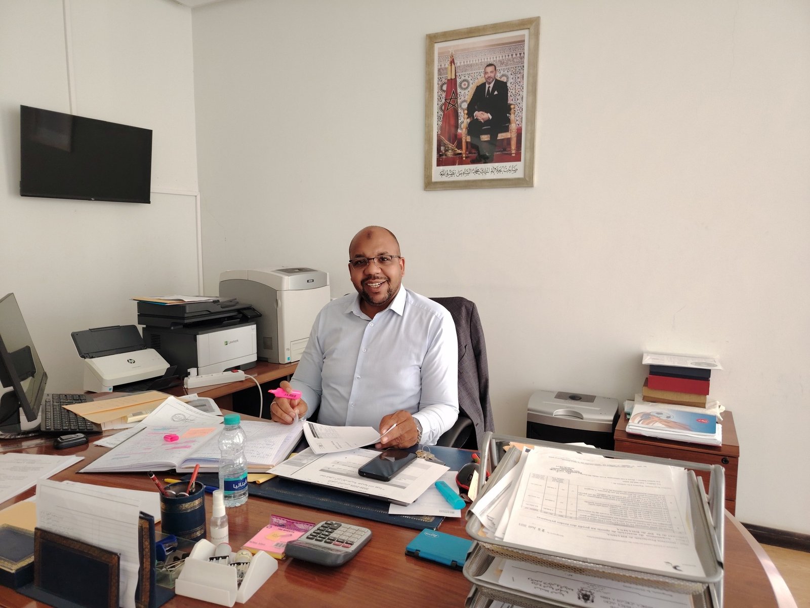 المدير الإقليمي يستقبل تلاميذ مهددين بالانقطاع عن الدراسة بالرحامنة