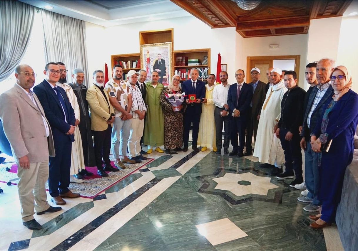 عامل السراغنة يستقبل فلاحي الإقليم المتوجين في ملتقى مكناس