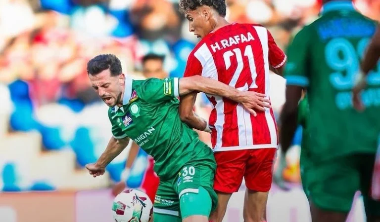 الكوكب يفوز على الرجاء بهدفين نظيفين
