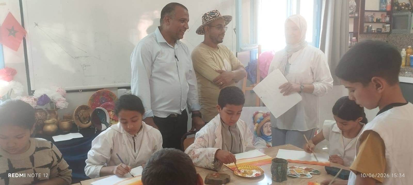 ورشة فنية لفائدة تلاميذ ابن جرير
