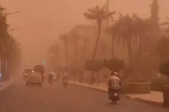 نشرة إنذارية: موجة حر ورياح قوية وعاصفة رملية