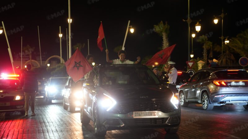 أجواء احتفالية بالأقاليم الجنوبية عقب فوز المغرب على هايتي