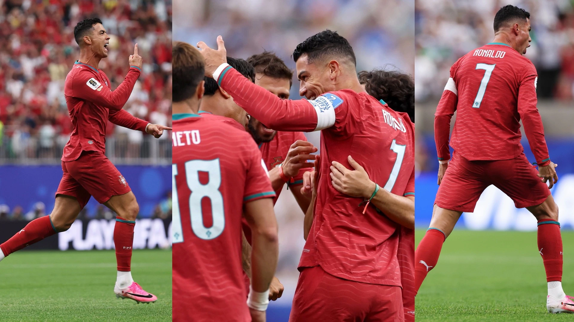 رونالدو أول لاعب يسجل في 6 مونديالات
