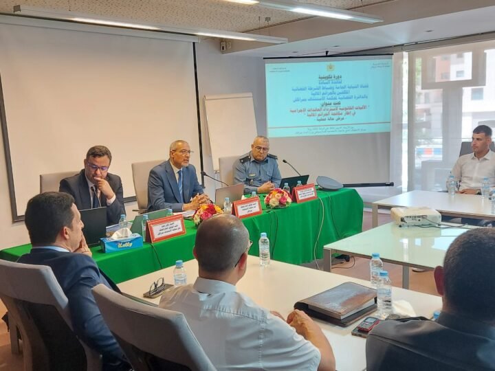 مراكش..الوكيل العام يؤطر دورة تكوينية حول استرداد عائدات الجرائم المالية