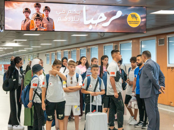 أطفال مقدسيون يشاركون في المخيم الصيفي بالدار البيضاء