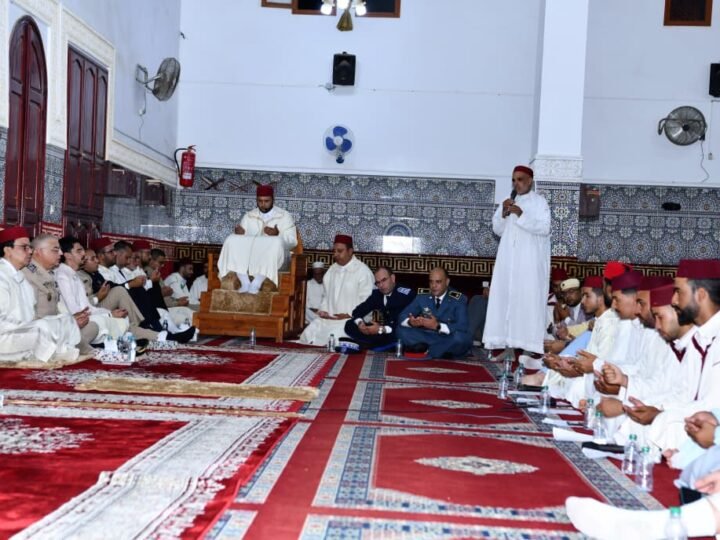 عامل الرحامنة يترأس حفلا دينيا إحياء لليلة المولد النبوي الشريف