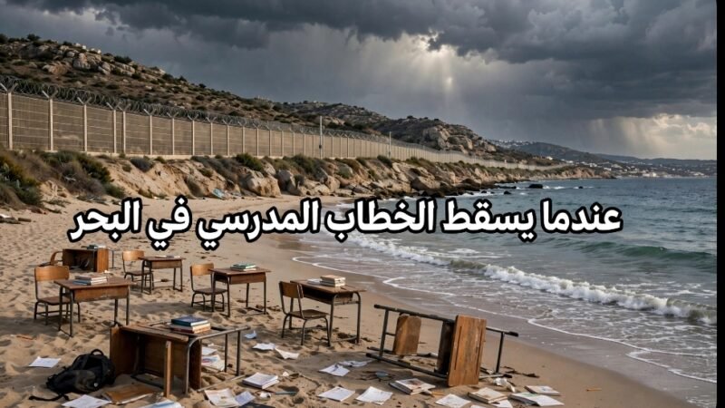 عندما يغرق الخطاب المدرسي في البحر