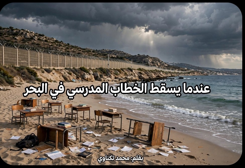 عندما يغرق الخطاب المدرسي في البحر