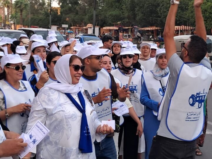 وصيفة اللائحة تقود حملة حزب الأصالة والمعاصة بقلعة السراغنة