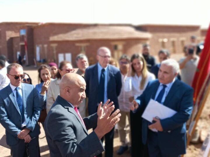 الحوز..إطلاق الموسم الدراسي من إعدادية مبنية بالتقنيات المحلية المقاومة للزلازل