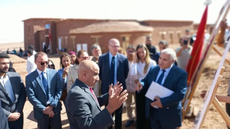 الحوز..إطلاق الموسم الدراسي من إعدادية مبنية بالتقنيات المحلية المقاومة للزلازل
