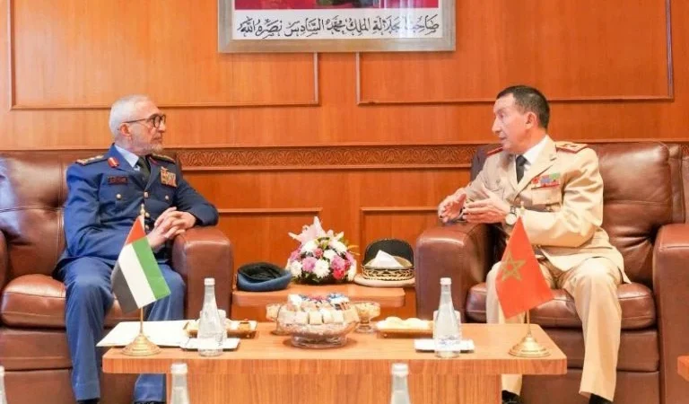بريظ يستقبل رئيس القوات الإماراتية