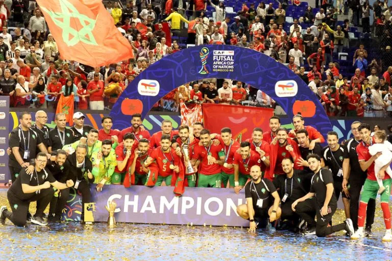 المنتخب المغربي للفوتسال بطلا لإفريقيا للمرة الرابعة تواليا