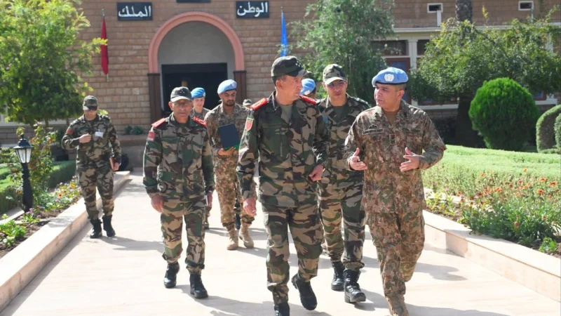 بريظ يستقبل القائد الجديد للمينورسو