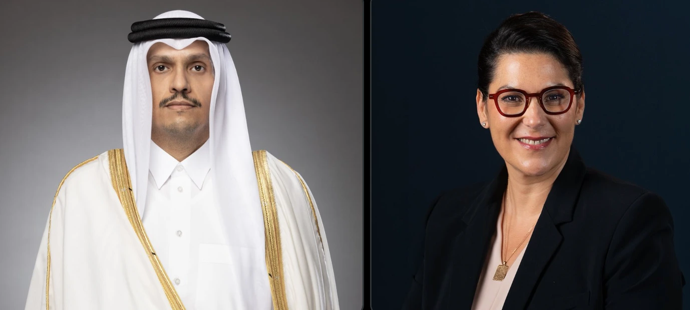 رئيس وزراء قطر يهنئ المنصوري