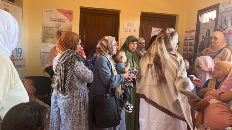 السراغنة..المركز الصحي بسيدي موسى يواصل حملة الوقاية من مرض “الخناق”