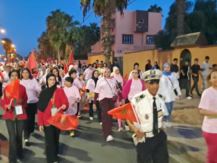 مسيرة تخلّد عيد الوحدة بقلعة السراغنة