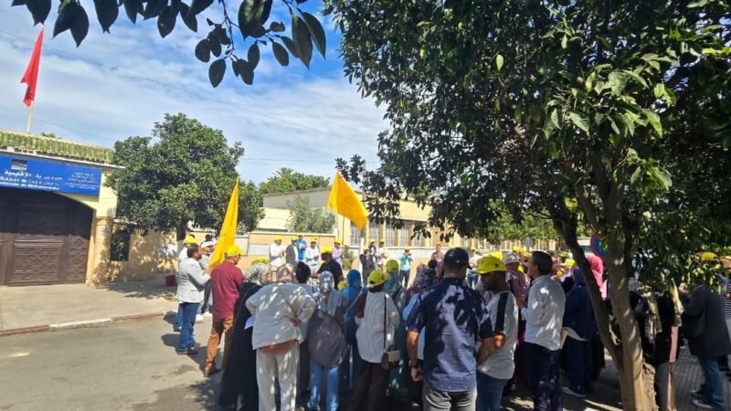 الكنفدراليون يحتجون على تدبير الدخول المدرسي بالمحمدية