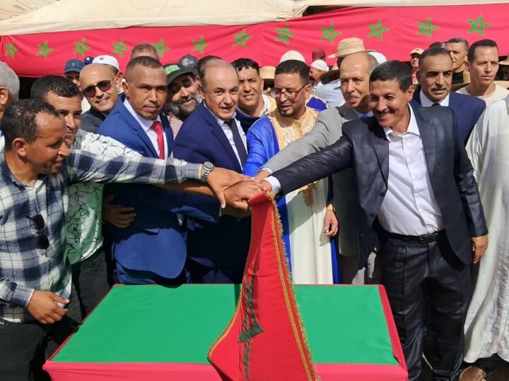 عامل قلعة السراغنة يطلق إعادة تهيئة طريق سيدي الحطاب-أولاد الشرقي