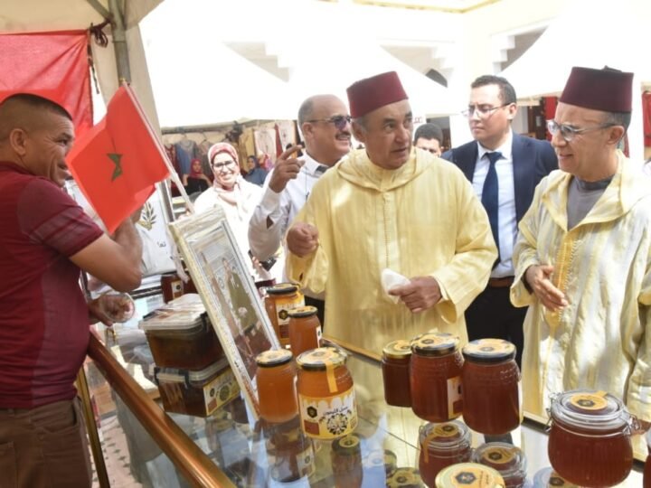 العامل اليزيدي يفتتح معرض الصناعة التقليدية بقلعة السراغنة