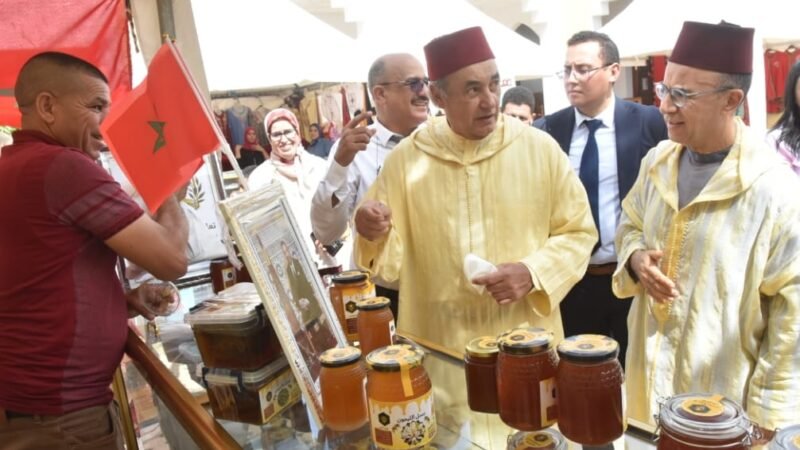 العامل اليزيدي يفتتح معرض الصناعة التقليدية بقلعة السراغنة