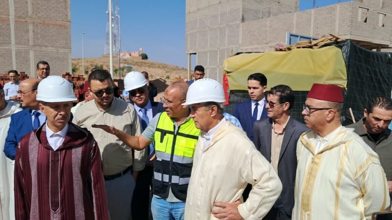 بمناسبة عيد الوحدة..العامل اليزيدي يتفقّد ورش مدرسة بـ760 مليون سنتيم في قلعة السراغنة