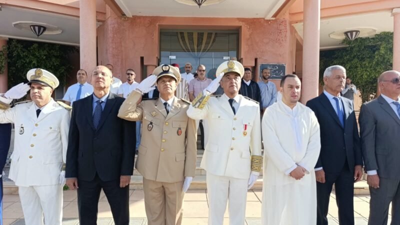 عامل قلعة السراغنة يترأس مراسم تحية العلم الوطني بمناسبة عيد الوحدة
