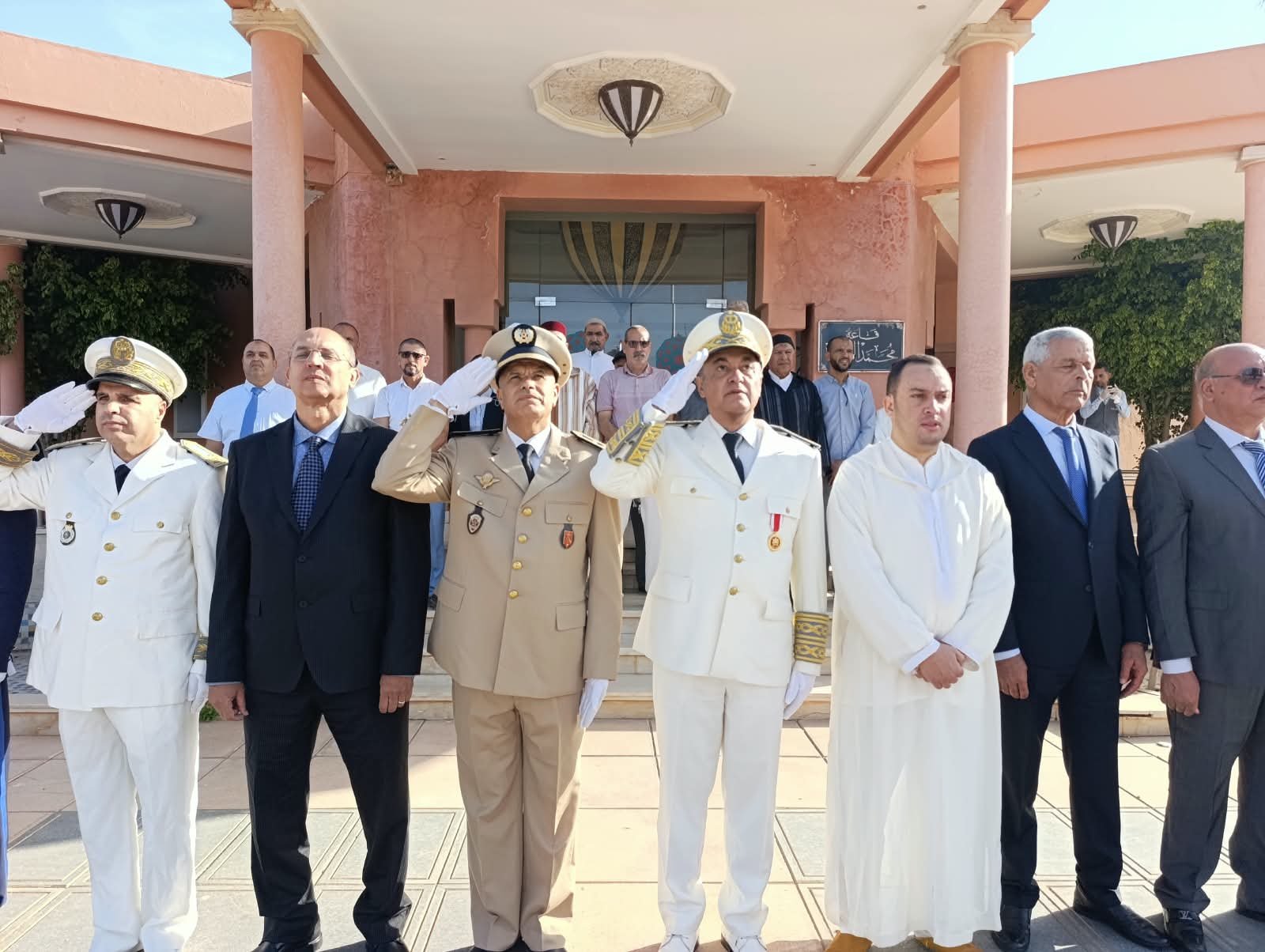 عامل قلعة السراغنة يترأس مراسم تحية العلم الوطني بمناسبة عيد الوحدة